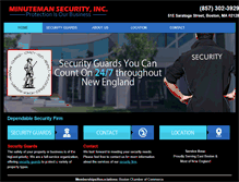 Tablet Screenshot of minutemaninc.com